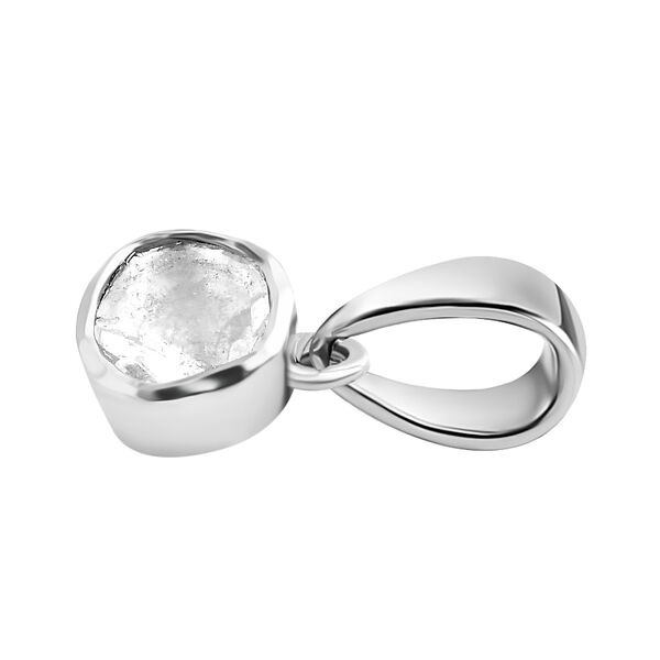 Weißer Diamant Anhänger 925 Silber rhodiniert ca. 0.15 ct image number 3