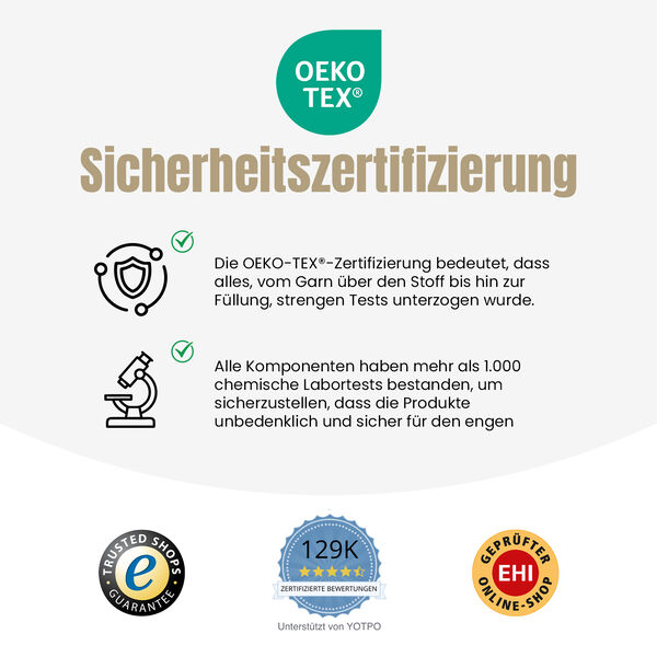 Serenity Night 100% Maulbeerseide Seidendecke mit 350gsm Seidenfüllung, 135x200cm, Taupe image number 4