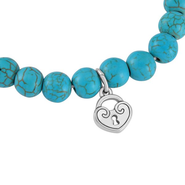 Blauer Howlit Schmuckset  Legierung ca. 225.00 ct image number 4