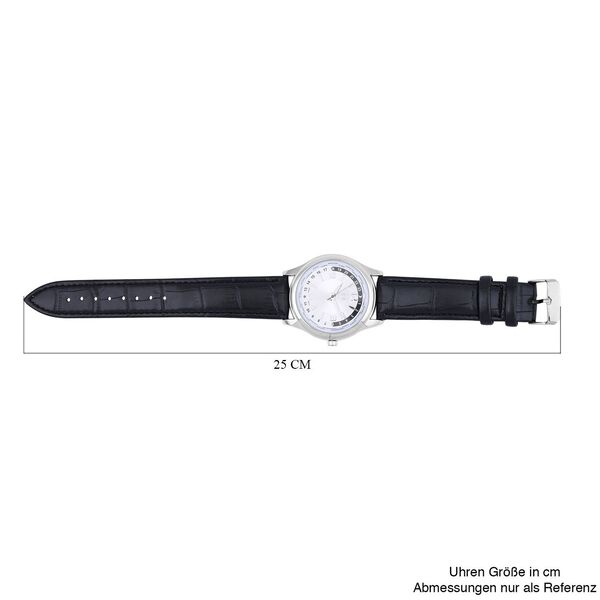 Strada - wasserdichte Uhr, Blau und Silber image number 6