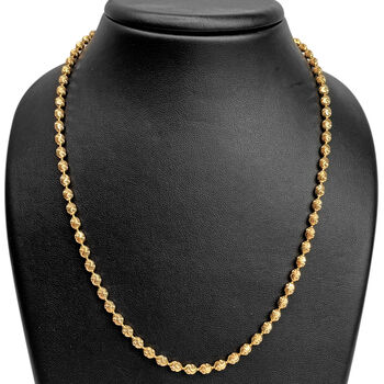 Halskette 50 cm, 925 Silber vergoldet