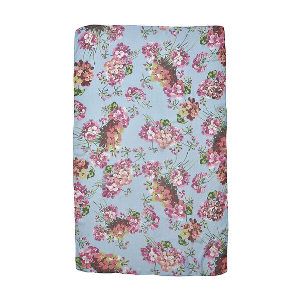 LA MAREY - bedruckter Seidenschal, 180x110 cm, florales Muster image number 1