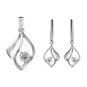 Moissanit Schmuckset - 0,91 ct.