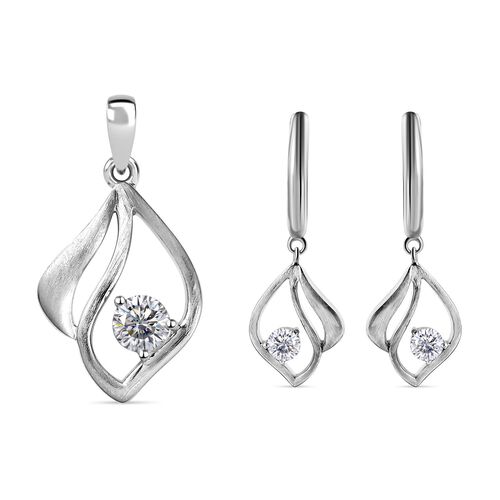 Moissanit Schmuckset - 0,91 ct. image number 0