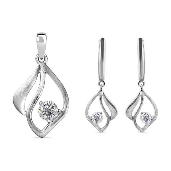 Moissanit Schmuckset - 0,91 ct. image number 0