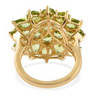 Natürlicher Peridot-Ring, 925 Silber vergoldet  ca. 7,90 ct image number 5