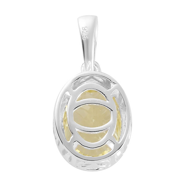 Ouro Verde-Quarz und Zirkon-Anh&auml;nger - 1,97 ct. image number 5