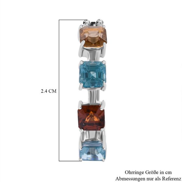 AAA mehrfarbige Zirkon-Ohrringe - 6,25 ct. image number 5