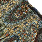 Taillen-Culottes mit Smok-Detail und Kaleidoskop-Muster, Einheitsgröße, blau image number 1