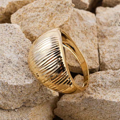 Schlichter Bandring in 585 Gold image number 1