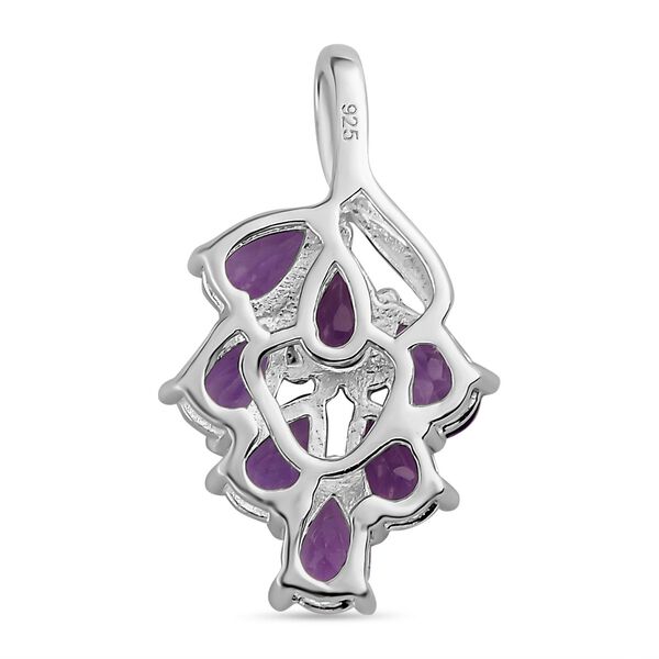 Afrikanischer Amethyst-Anh&auml;nger, 925 Silber ca. 1.38 ct image number 5