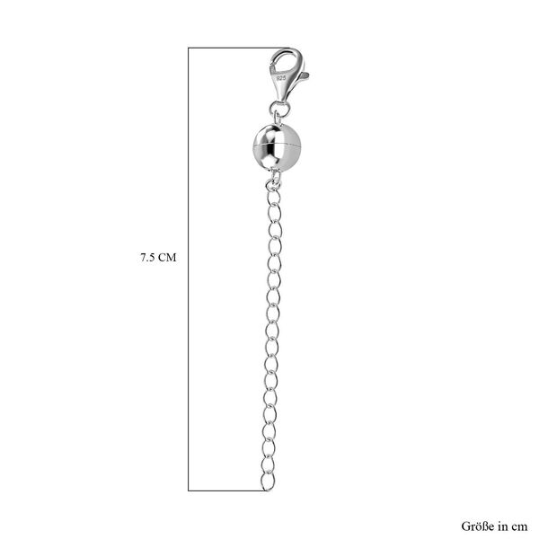 TOUCH und LOCK Magnetschlie&szlig;e mit Extender in rhodiniertem Silber image number 9