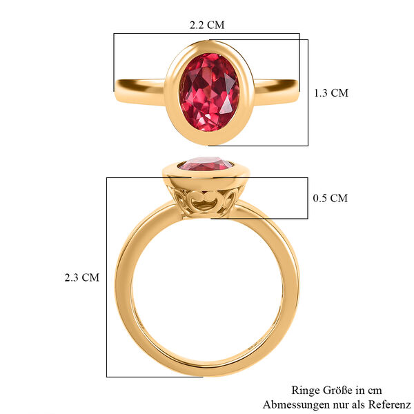 Labor Padparadscha Saphir Ring - 2,51 ct. image number 6