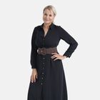 Round buckle belt