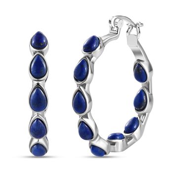 Lapislazuli-Ohrringe, 316L Edelstahl ca. 9.99 ct