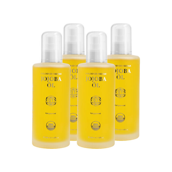 SQIN Botanicals 4er-Set Kaltgepresstes, natürliches Jojobaöl, 200ml image number 0
