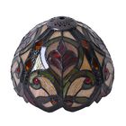 Art-Décor Lampe im Tiffany-Stil, Blumenmuster image number 3