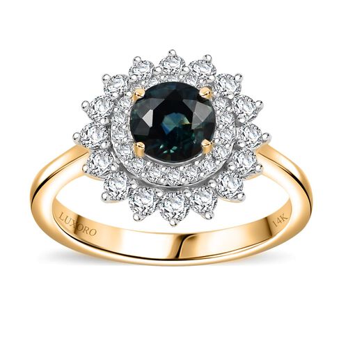 AAA Lavendel-Saphir, Weißer Diamant Ring 585 Gold (Größe 17.00) ca. 1,63 ct image number 0
