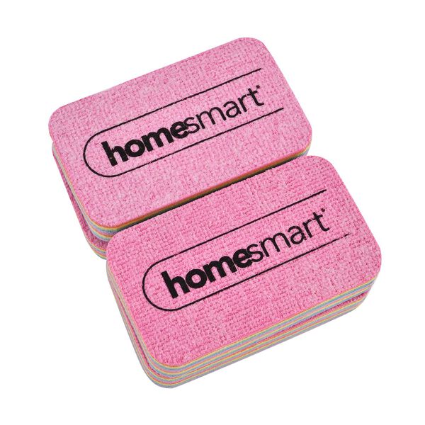 4er-Set Regenbogen-Putzt&uuml;cher mit 12-Schicht Mikrofaser-Schwammblock, 12x7cm image number 3