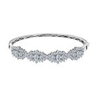 Moissanit Cluster Armreif, 19cm - 7,70 ct. image number 0