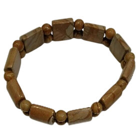 Landschaftsjaspis Armband, flexibel, ca. 150.00 ct