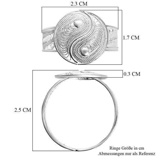 Royal Bali Tarakashi 925 Silber Ring (Gr&ouml;&szlig;e 17.00) image number 5