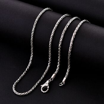 Royal Bali Kollektion - 925 Silber Halskette,  ca. 45 cm, ca. 16,38g