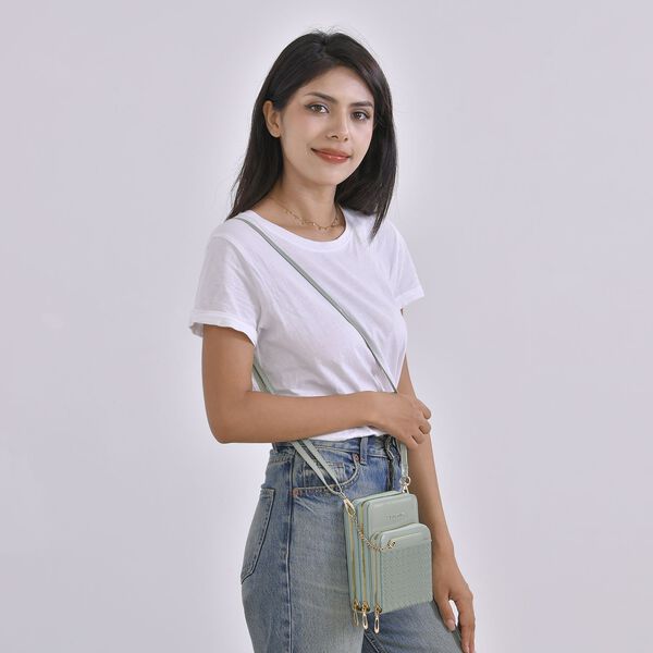 Passage - RFID Crossbody-Tasche, Olivgr&uuml;n image number 2