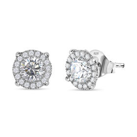 Moissanit Ohrringe - 1,82 ct.