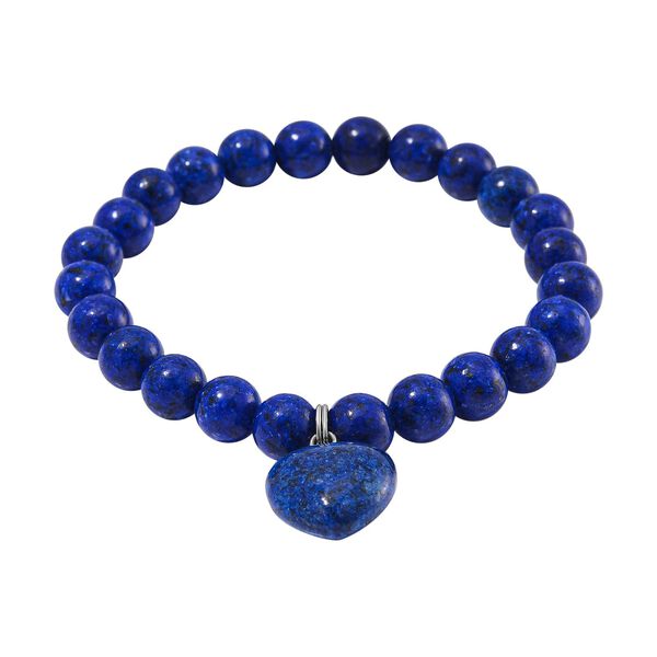 3er-Set- Lapislazuli und weiße Kristall Quarz-Armbänder - 231 ct. image number 5