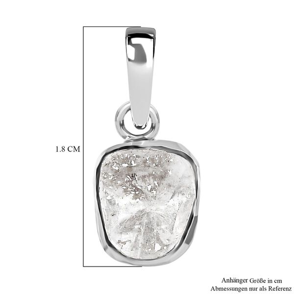 Handgearbeiteter, natürlicher Polki Diamant-Anhänger - 0,50 ct. image number 6