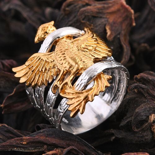 Royal Bali - 925 Silber Ring, vergoldet (Größe 16.00) ca. 8,67g image number 1