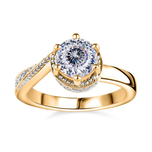 Moissanit Ring, ca. 1,51 ct. image number 4