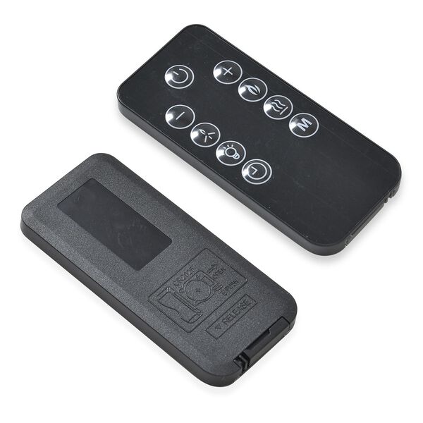 Elektrische Wandkamin-Heizl&uuml;fter mit realistischen 3D-Flammeneffekt,  66 x 10 x 44 cm image number 9