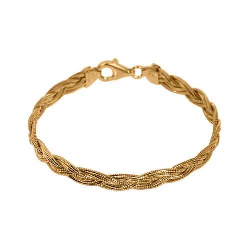 925 Silber vergoldet Armband ca. 19 cm ca. 8,24g image number 1