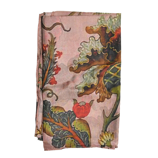 2er Set Luxus 100% Seidenschal und Rosenquarz Chakra-Armband image number 5