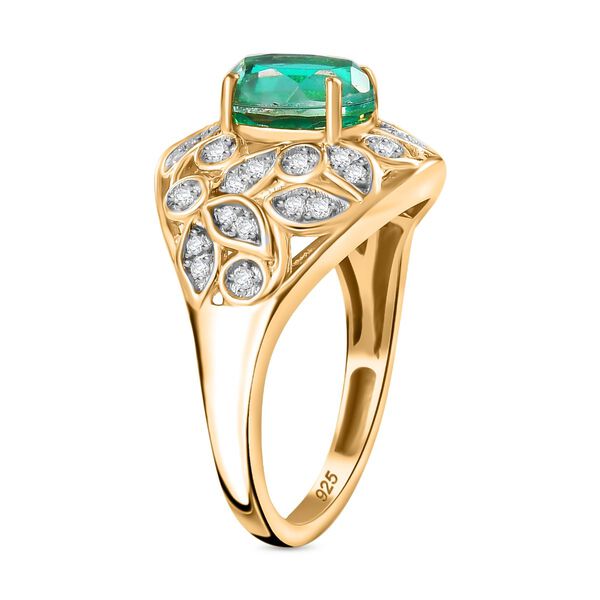 Pfau Quarz Triplett und Zirkon Ring - 1,81 ct. image number 5