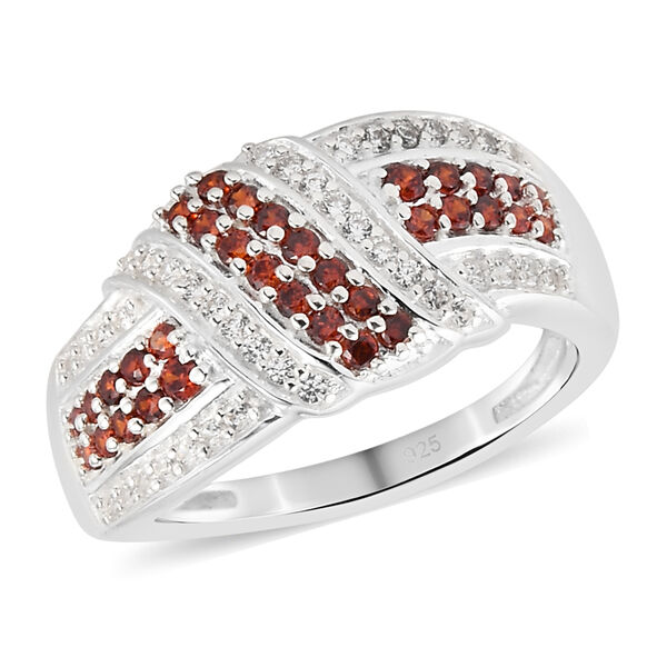 LUSTRO STELLA - Granat Zirkonia Ring 925 Silber  ca. 0,97 ct image number 4