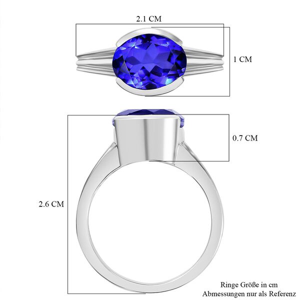Tansanit-Farbe Quarz Ring - 2,85 ct. image number 7