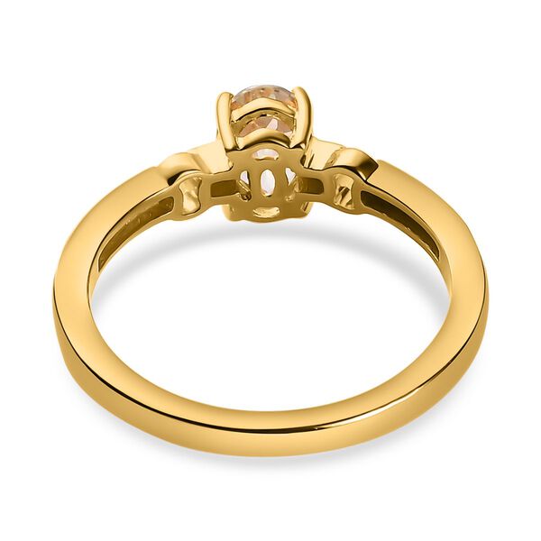 AAA Turkizit und weißer Zirkon-Ring - 0,96 ct. image number 6