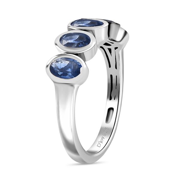 D'Joy Kyanit Ring 925 Silber platiniert (Gr&ouml;&szlig;e 21.00) ca. 1,63 ct image number 5