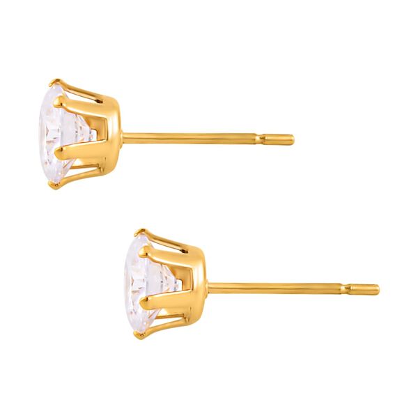 EVER TRUE Zirkonia Ohrringe Set in Goldton image number 7