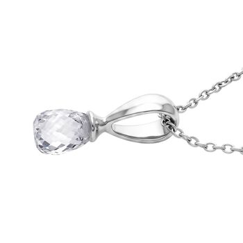 LUXURIANT DIAMOND - Lab Grown Diamant VS-EF Schmuckset ca. 50 cm 925 Silber Rhodiniert ca. 1,06 ct.