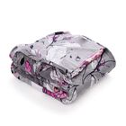 "Printed flannel blanket 155gsm Colour-Brown & White"