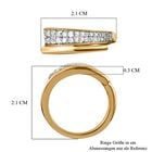 Diamant-Ring, 925 Silber Gelbgold Vermeil  ca. 0,33 ct image number 6