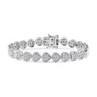 Lab Grown Diamant SI-GH Armband ca. 20 cm 925 Silber rhodiniert ca. 4.15 ct