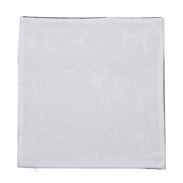 Kissenbezug mit Picasso-inspirierter Stickerei, 100% Baumwolle, 43x43cm, Stadt image number 3