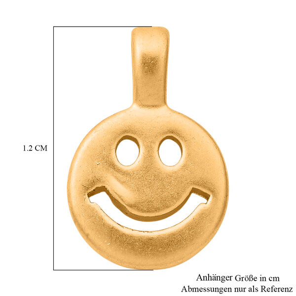 Smiley Anhänger in 999 Gold image number 5