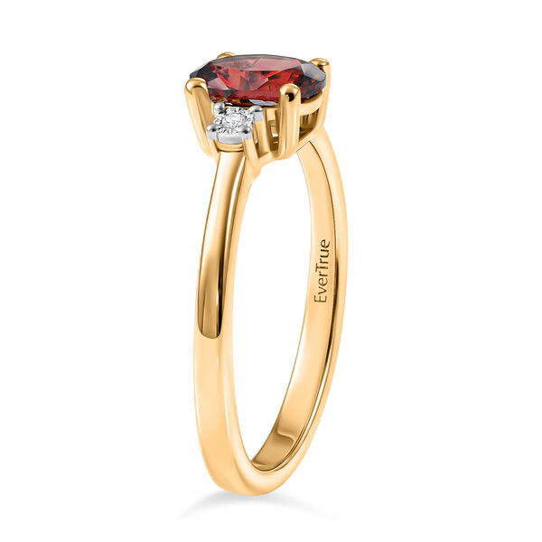 EverTrue Mosambik Granat und Diamant Ring - 0,92 ct. image number 4