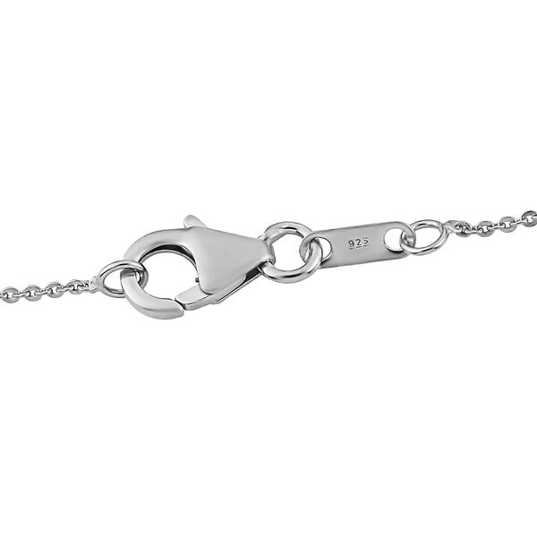 Kaschmir Kyanit Anh&auml;nger mit Kette, 925 Silber platiniert, 925 Silber rhodiniert ca. 4.08 ct image number 6